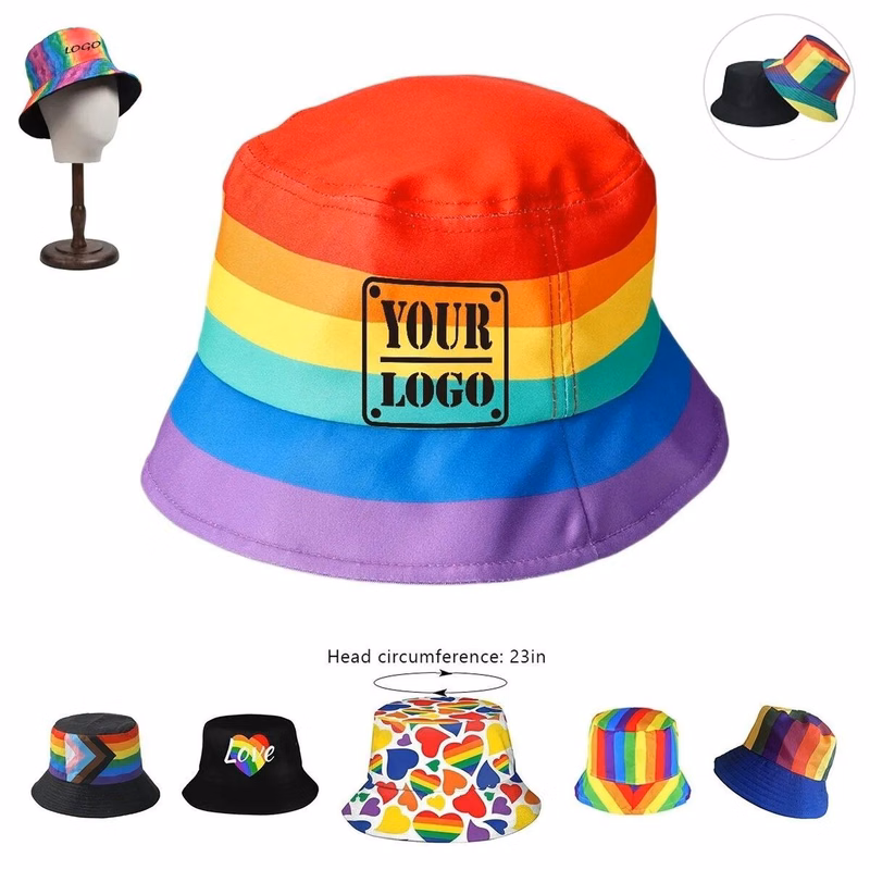 Rainbow Bucket Hat Headwear