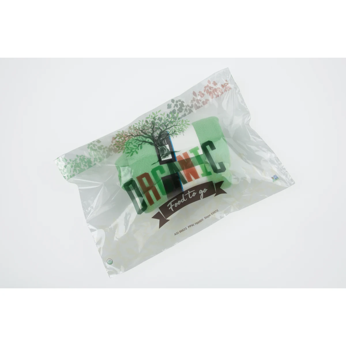 Clear Peel & Seal 2-Sided Plastic Bag (20" x 13.5") 1