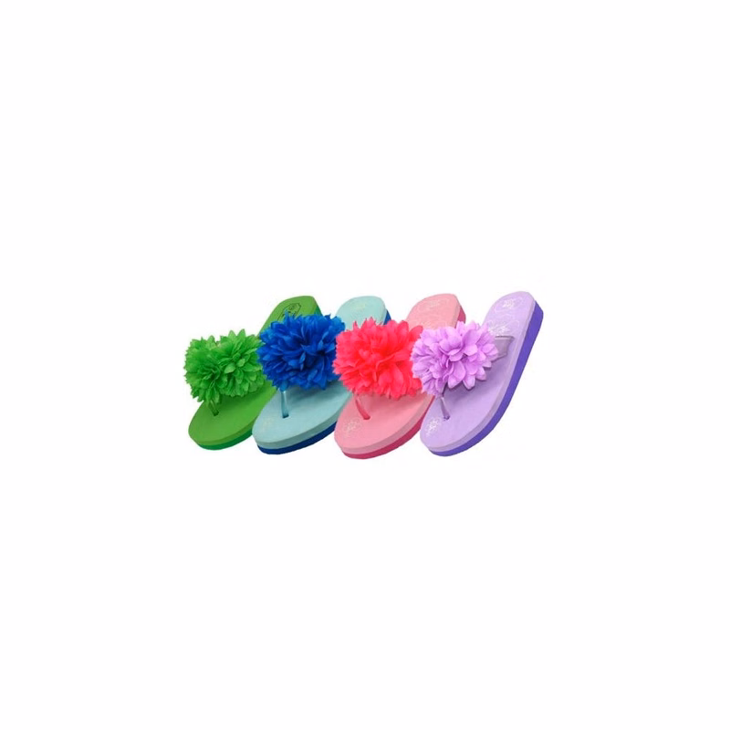 Women's Flower Top Flip-Flops - Assorted Colors