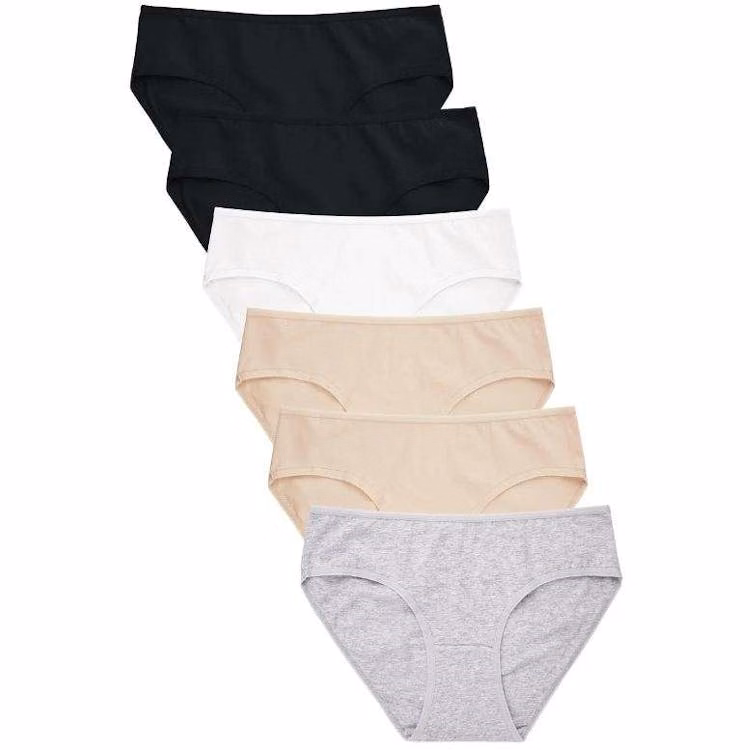 Women's Cotton Bikini Briefs - 4 Colors S-XL
