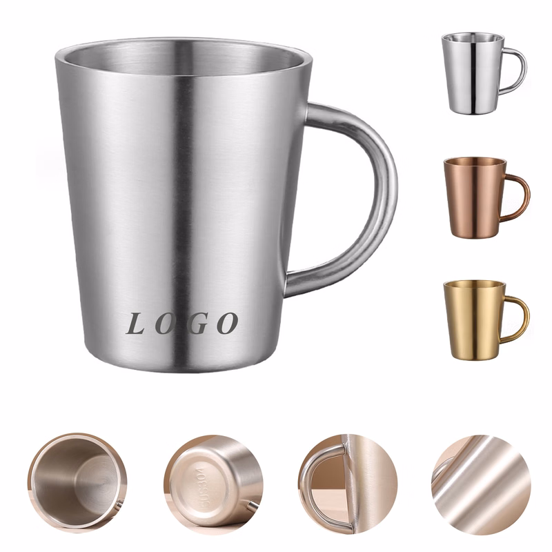 10 oz Stainless Steel Insulated Coffee Mug