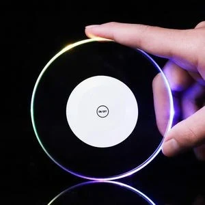 Led Luminous Round Coaster Cup Mat 1