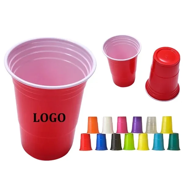Custom 16 oz Food Grade Disposable Plastic Cup — Event & Hospitality Promo 1