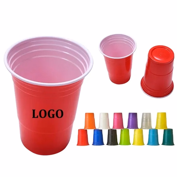 Custom 16 oz Food Grade Disposable Plastic Cup — Event & Hospitality Promo