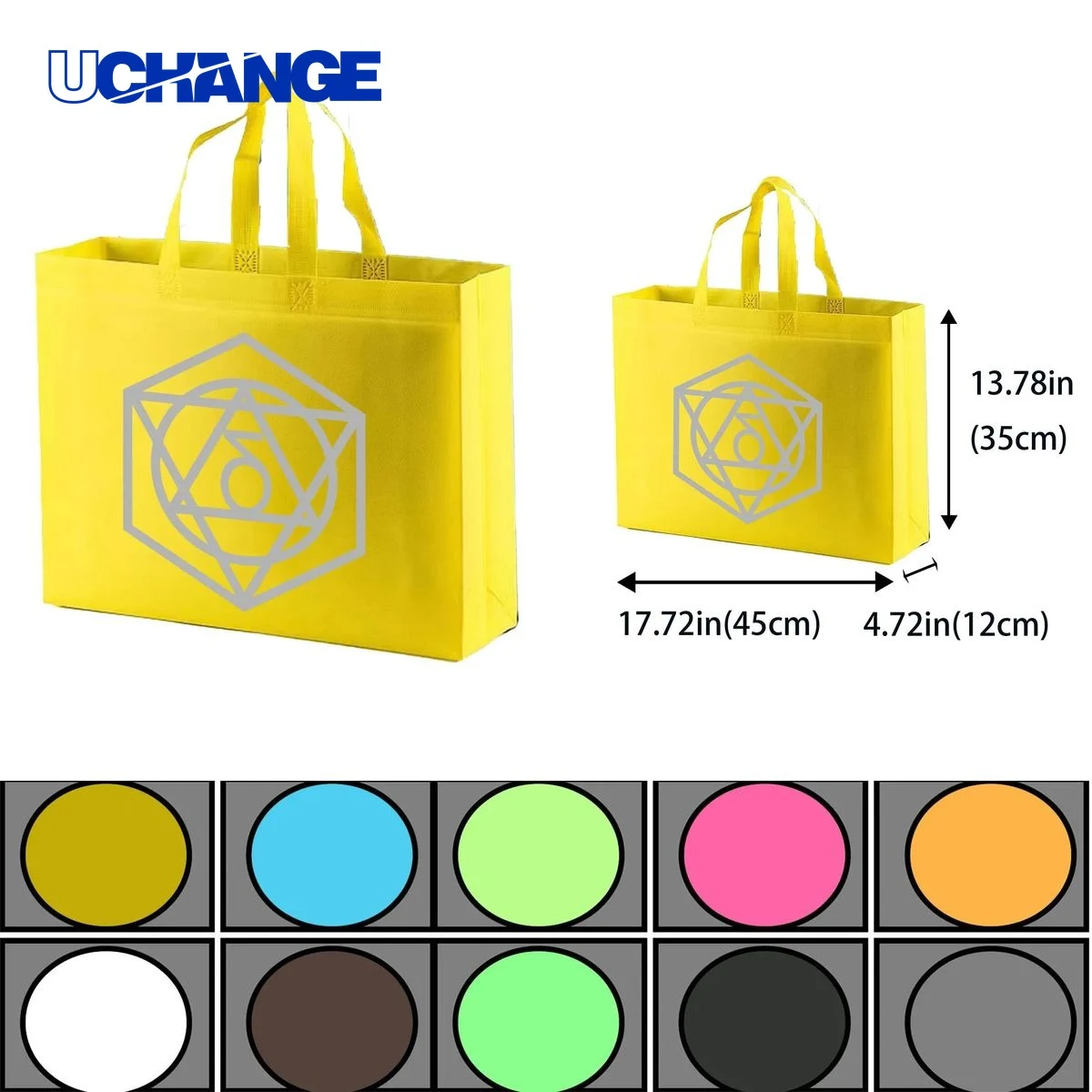 Large 70 gsm Non-Woven Horizontal Tote Bag 1