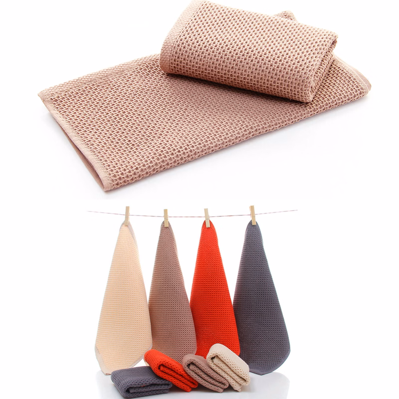 12.6 x 12.6 Inches Cotton Handkerchiefs for Bathroom