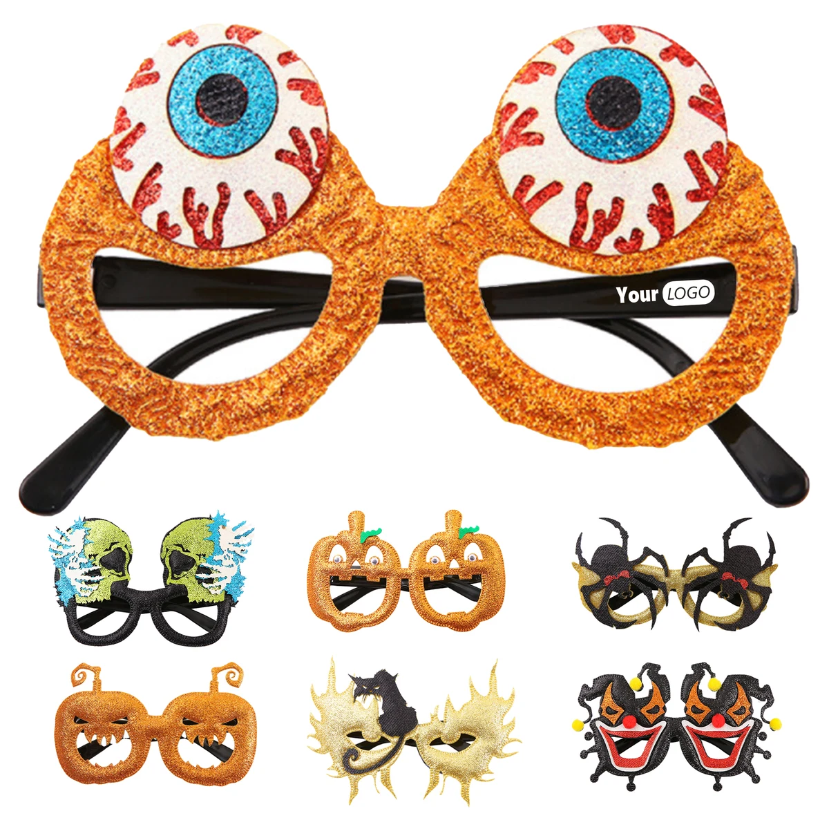 Cloth Creative Ghost Pumpkin Glasses 1