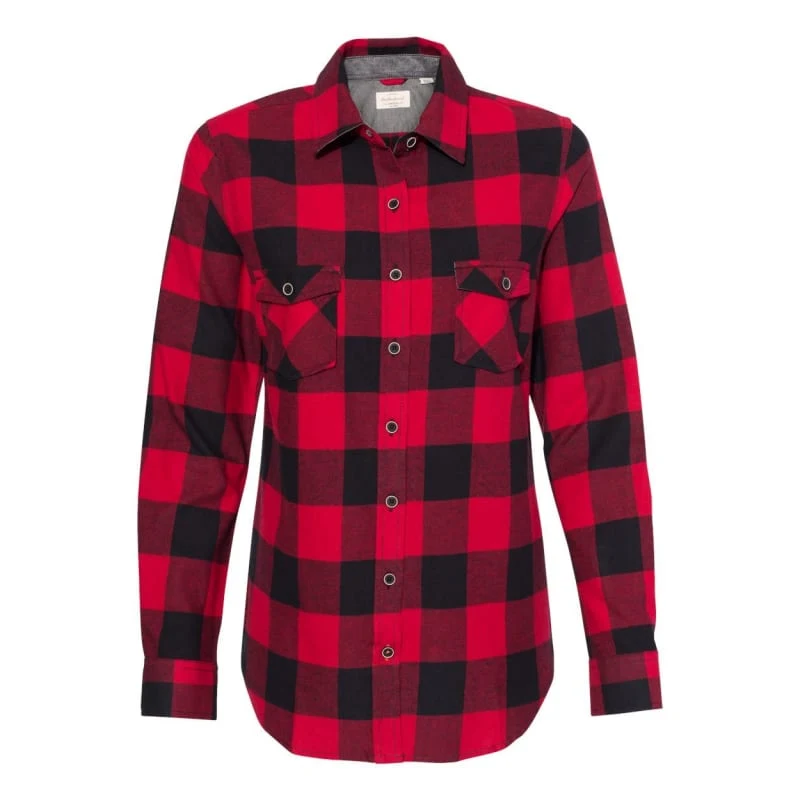 Weatherproof Women's Vintage Brushed Flannel Shirt - W164761 1