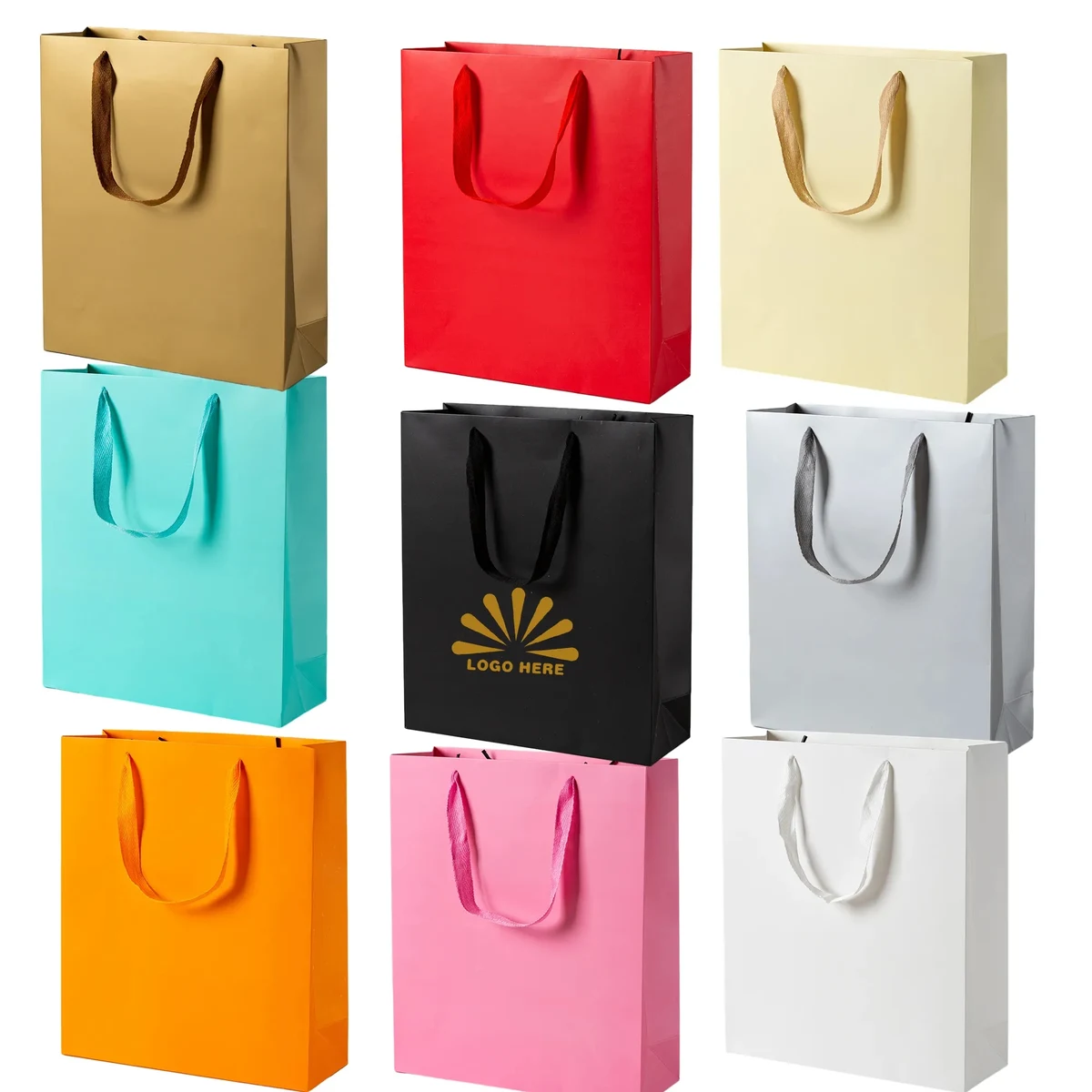 Handles Gift For Shop Packing Portable Paper Bags 1