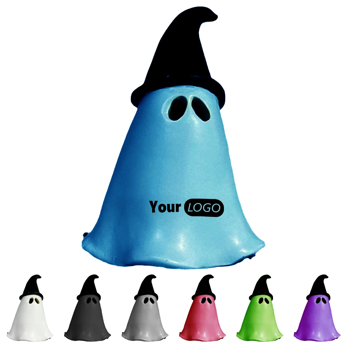 Resin Halloween Ghost Incense Burner ?C Frightfully Fun With Pumpkin And Witch Hat 1
