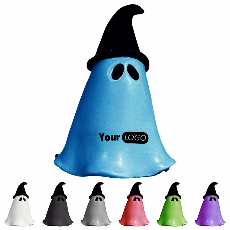 Resin Halloween Ghost Incense Burner ?C Frightfully Fun With Pumpkin And Witch Hat