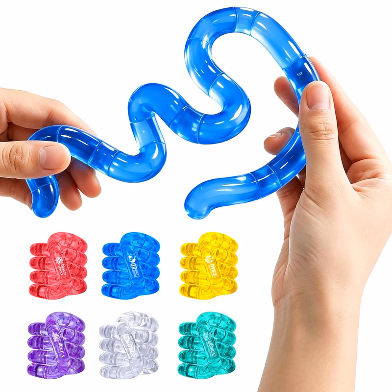 Color Shift Tangle Fidget Ring