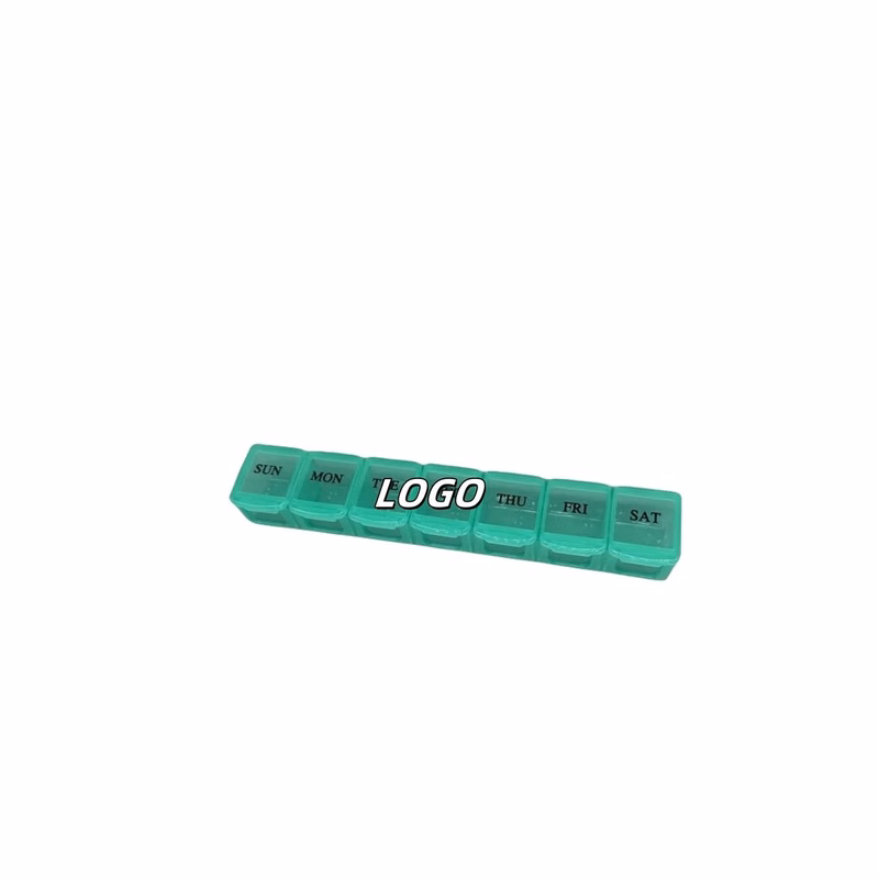 Medium-Sized Long-Strip 7-Slot Portable Medicine Pill Box