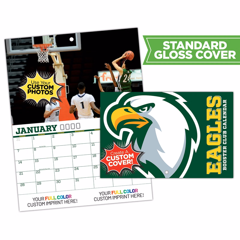 13 Month MINI Fully Custom Photo Appointment Wall Calendar (5.5x8.5)-Standard Gloss Cover