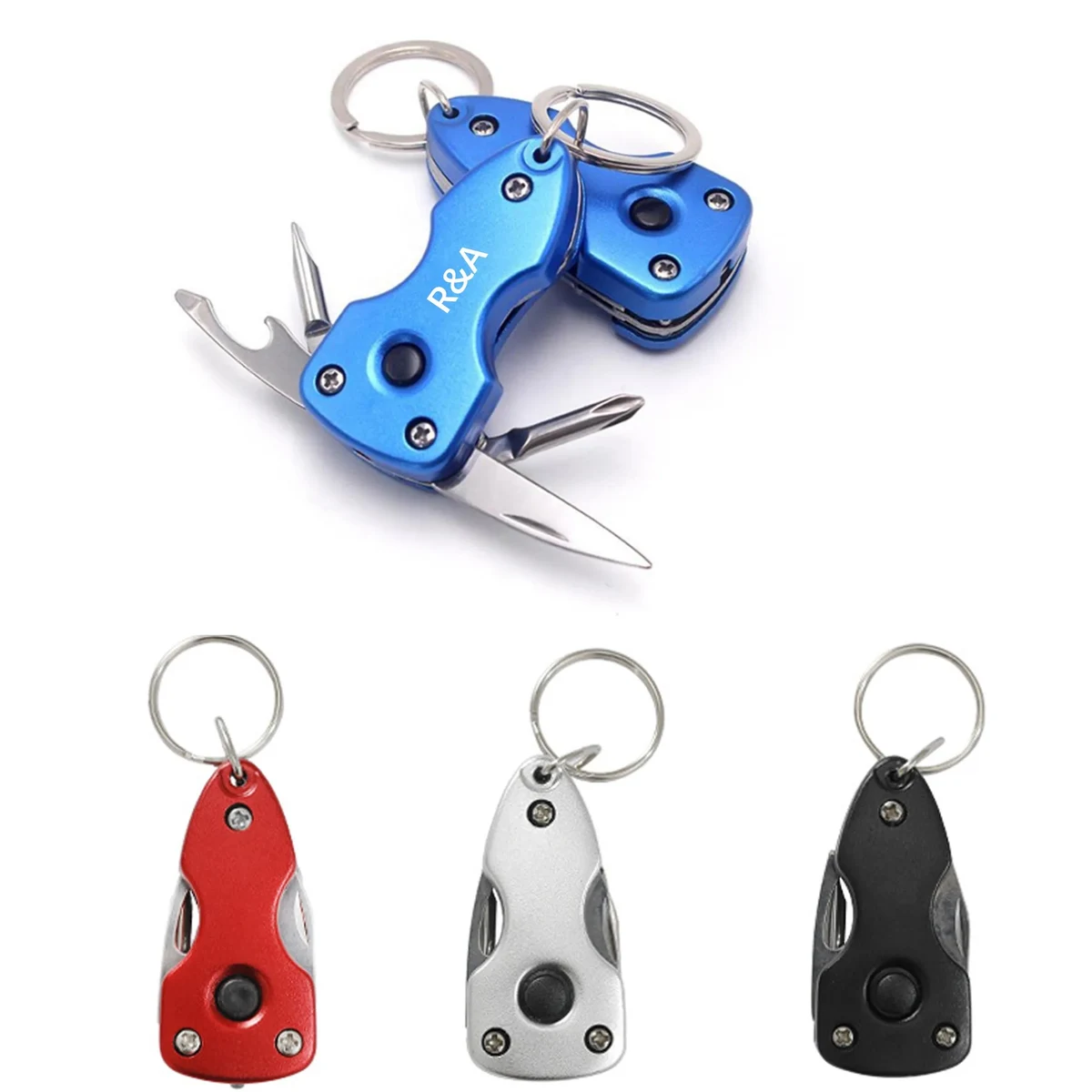 6-in-1 Tools w/ Key Ring and LED Light 1