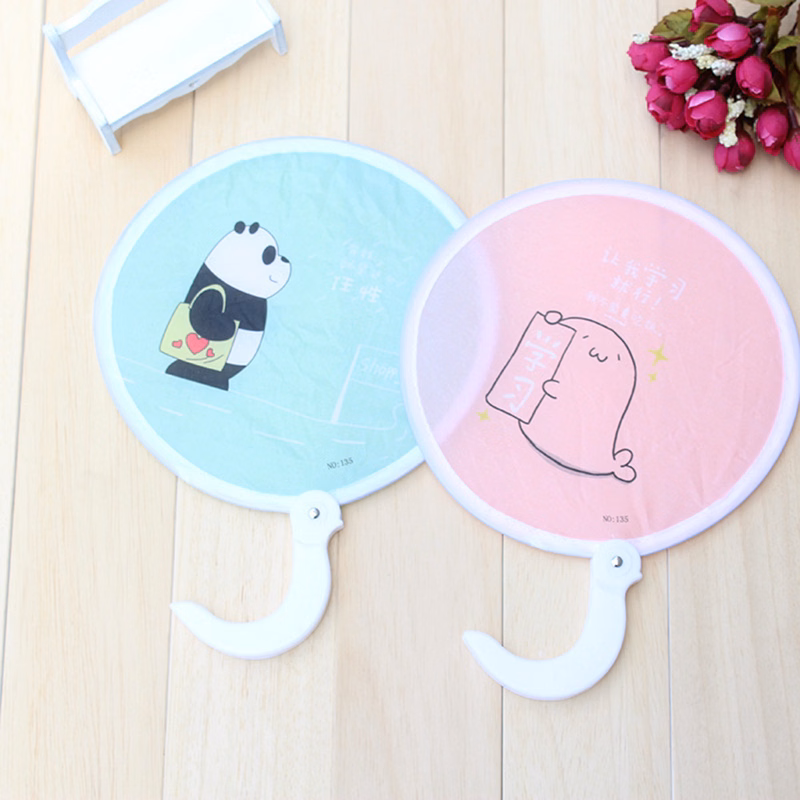 Foldable Hand Fan With Handle