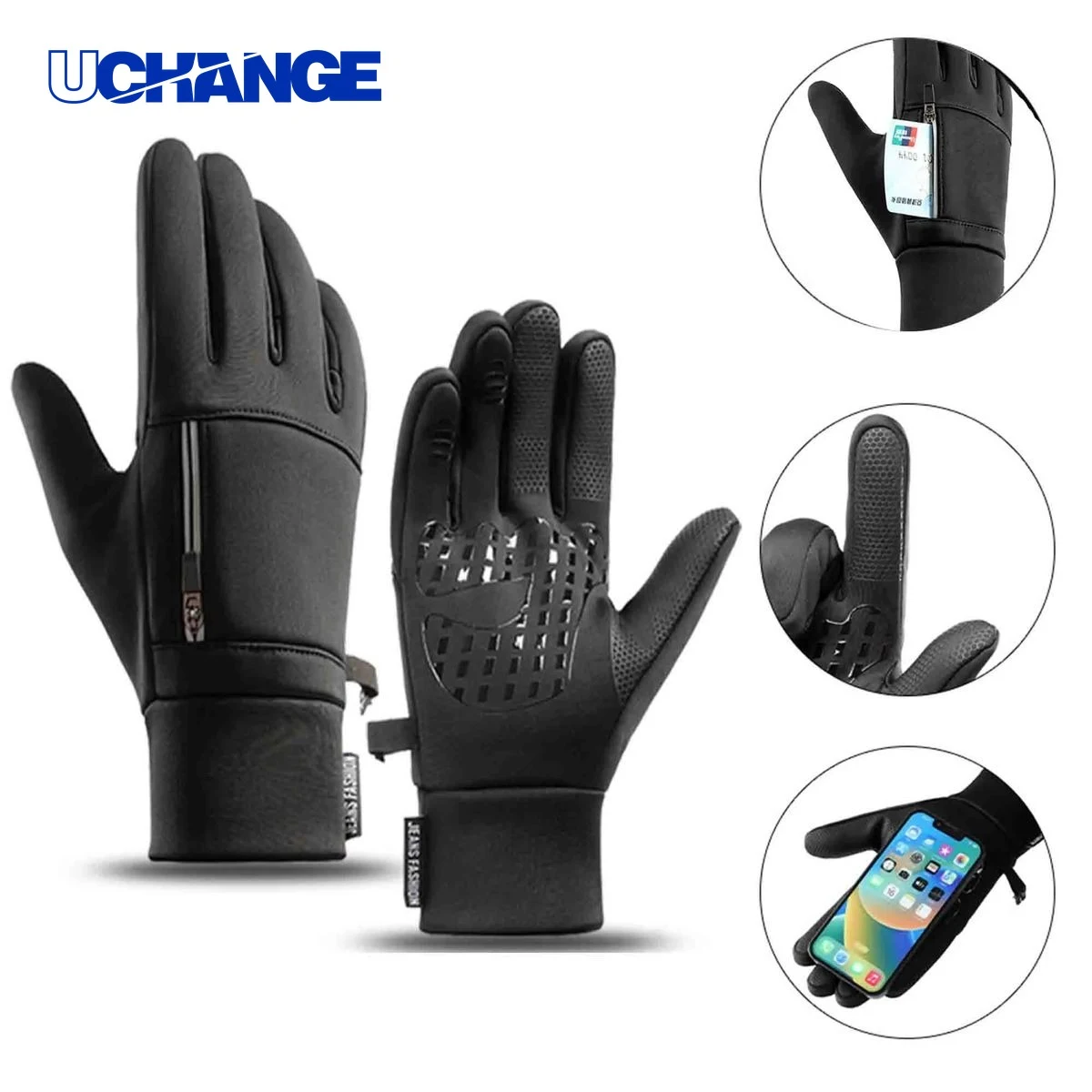 Waterproof Touchscreen Thermal Gloves 1