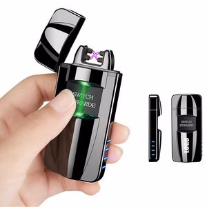 Space Ship Design Electric Arc Lighter With USB Charging