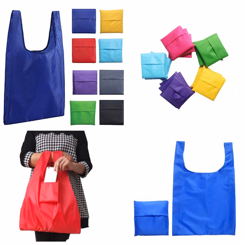 Folding Reusable Grocery Tote Bag
