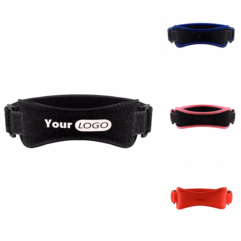 Polyester 2-Way Compression Adj Patellar Strap Knee Pad