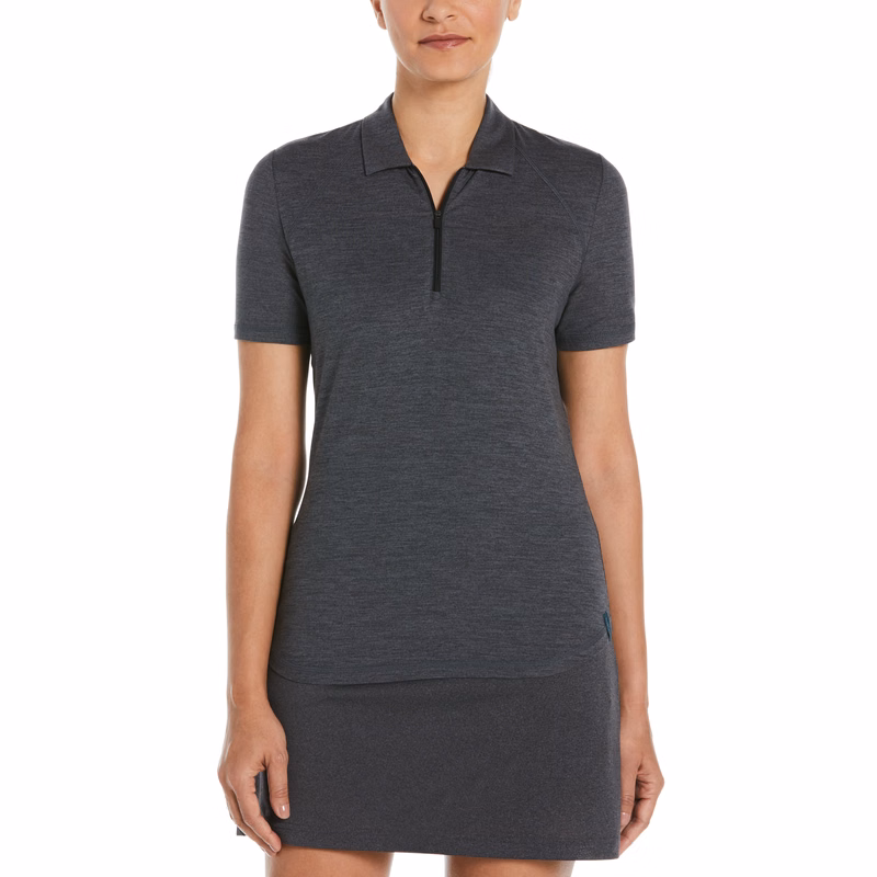 Women's Short Sleeve Double Knit Polo