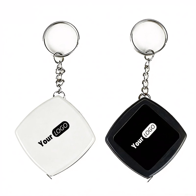 Plastic Tape Measure Square Mini Tape Measure Keychain