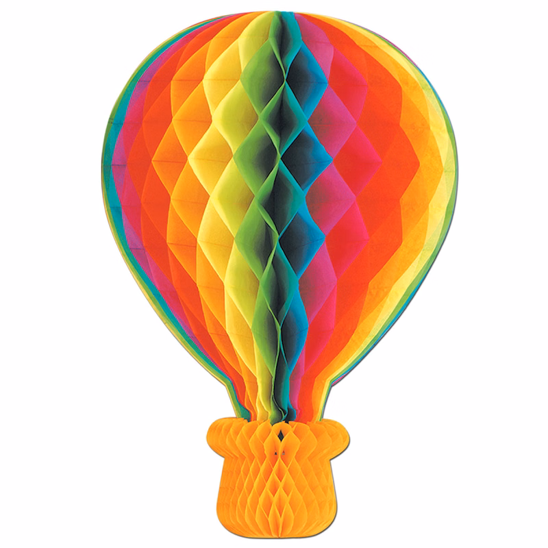 22" Tissue Hot Air Balloons