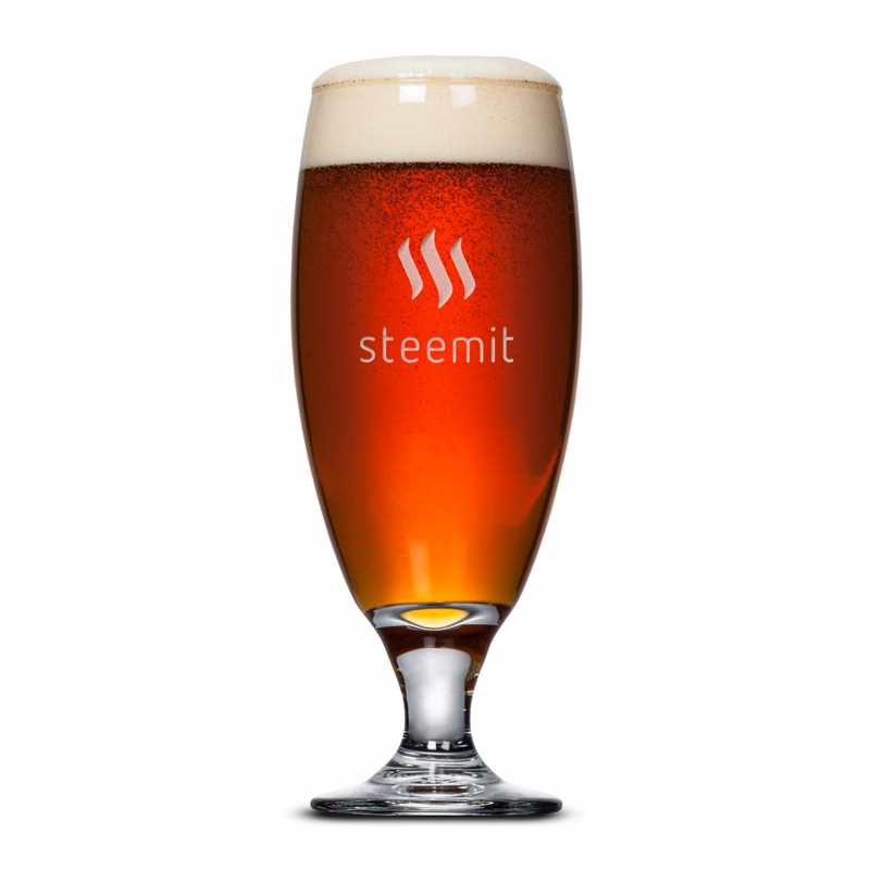 Rondeau Footed Pilsner - Deep Etch