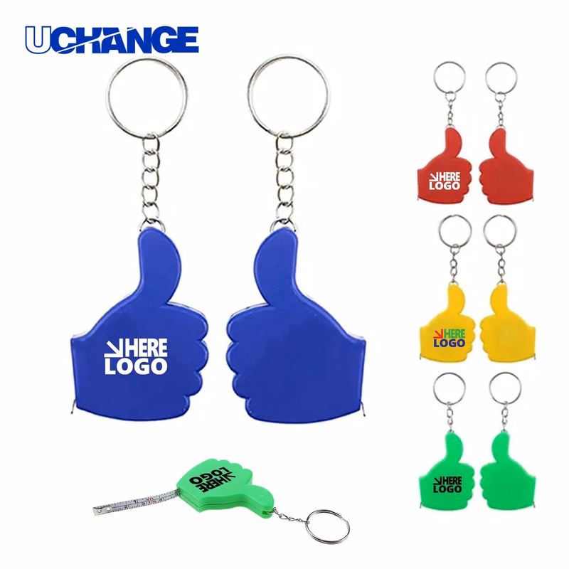 Thumbs Tape Measure Keychain