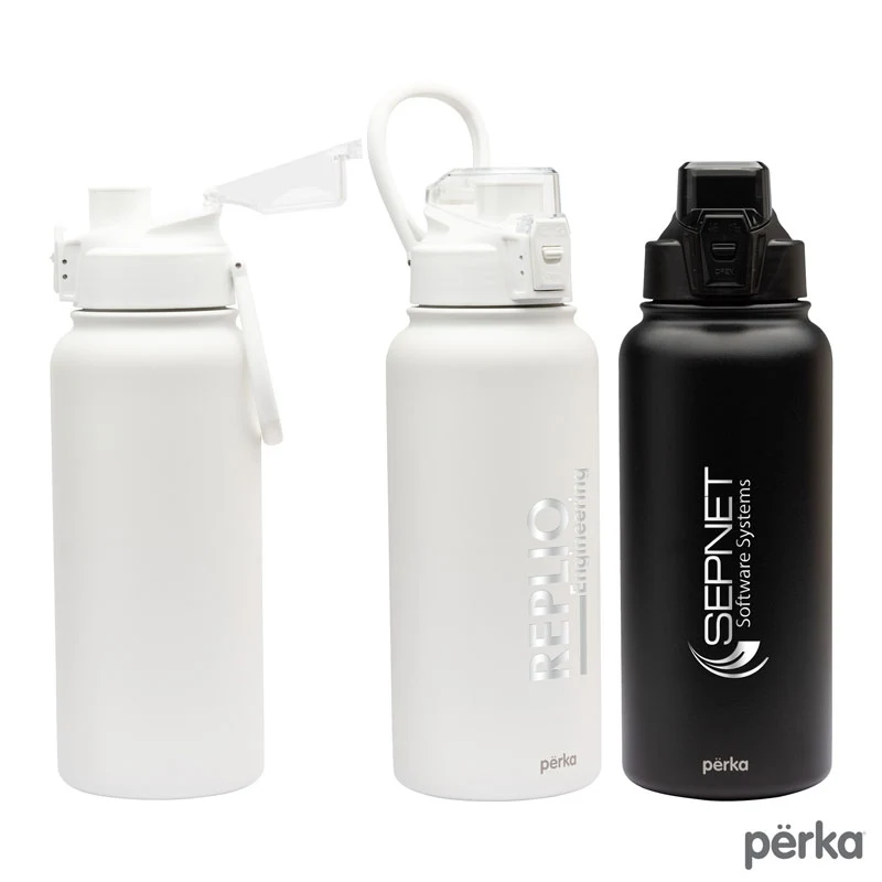 Perka® Rex 32 oz. Double Wall, Stainless Steel Water Bottle 1