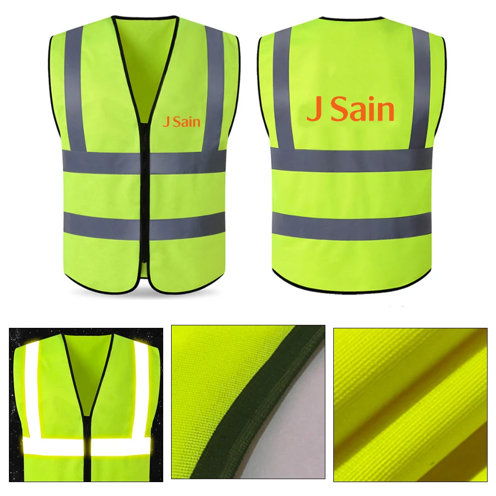 Reflective Strip Vest without Pocket 1