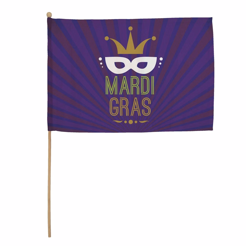 12" x 18" Stick Flag Kit with Ball Tip (Set of Six)