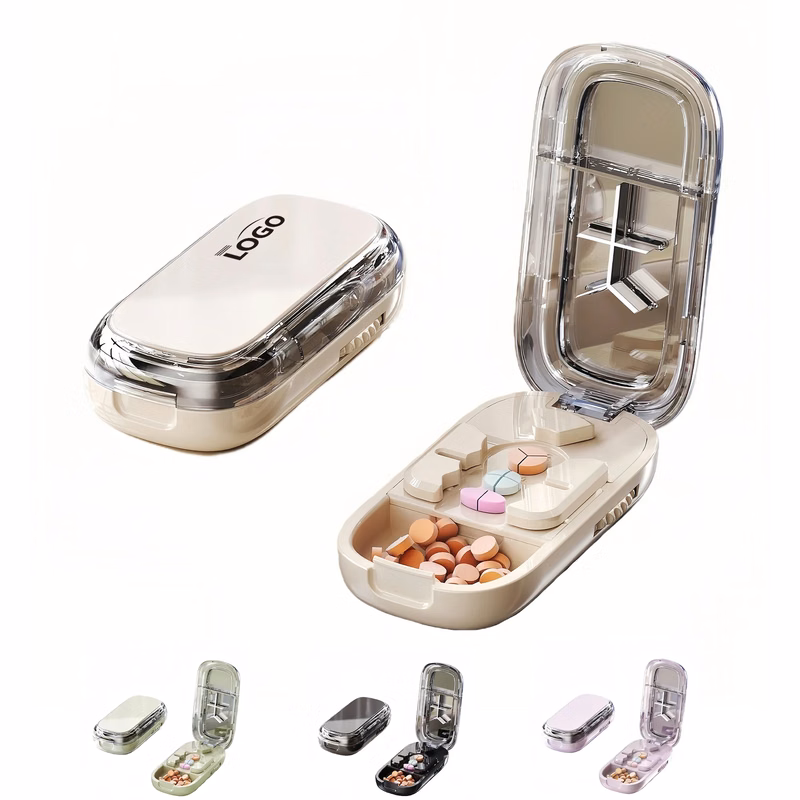 ABS Pill Cutter And Organizer Box