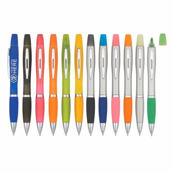 Promotional Pen and Highlighter Combo