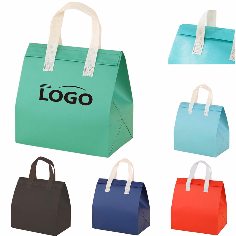 10 Inch Wide Laminated Nonwoven Insulated Takeout Bag