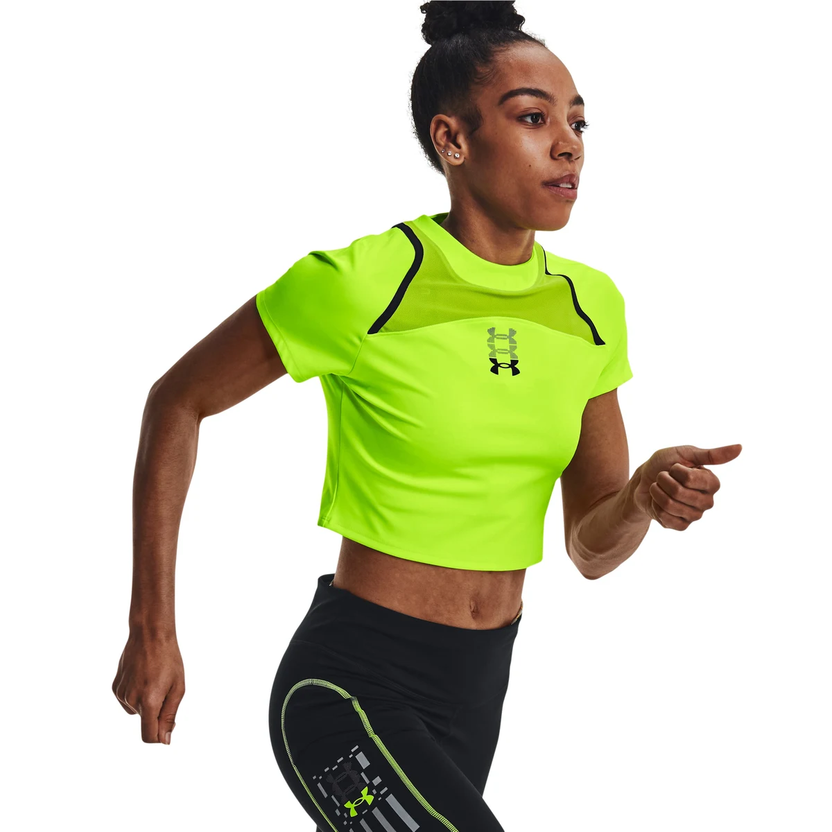 Women's UA Run Anywhere Crop Short Sleeve 1
