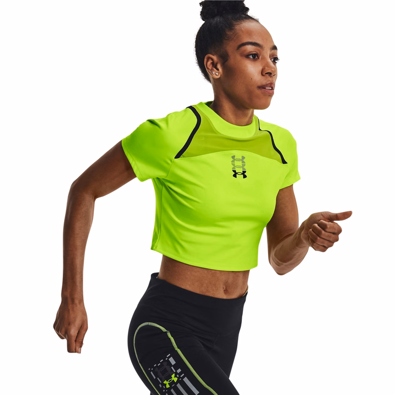 Women's UA Run Anywhere Crop Short Sleeve