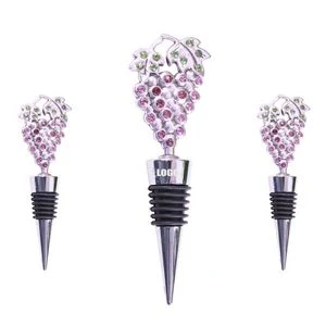 Custom Grape Wine Cork Bottle Stopper 1