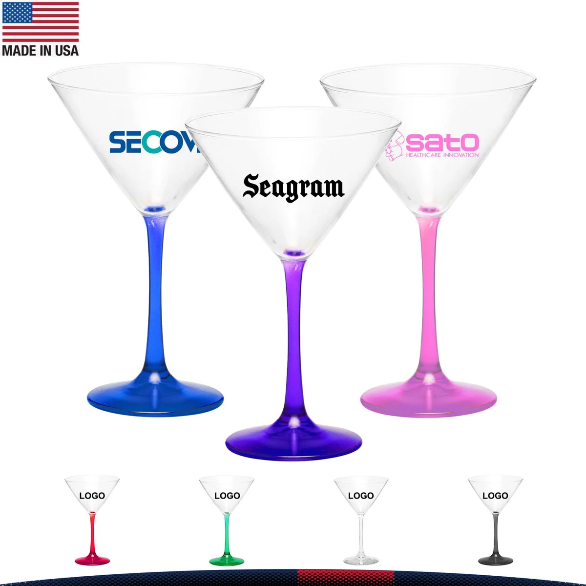10 oz. Twnda Martini Glasses 1