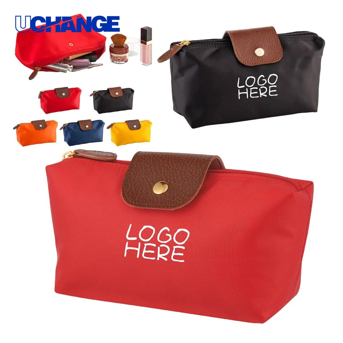 Travel Zippered Makeup Bag Organizer 1