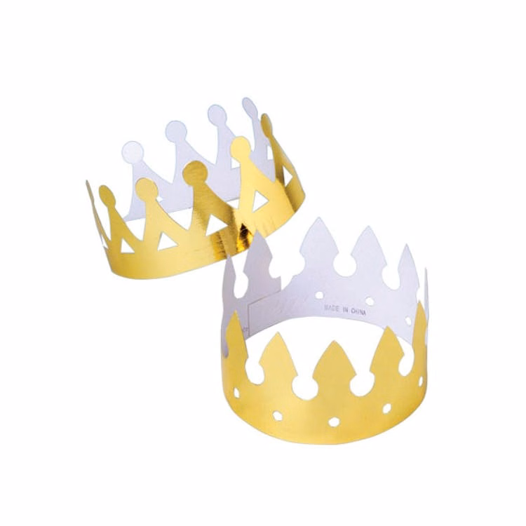 Foil Crowns - Gold