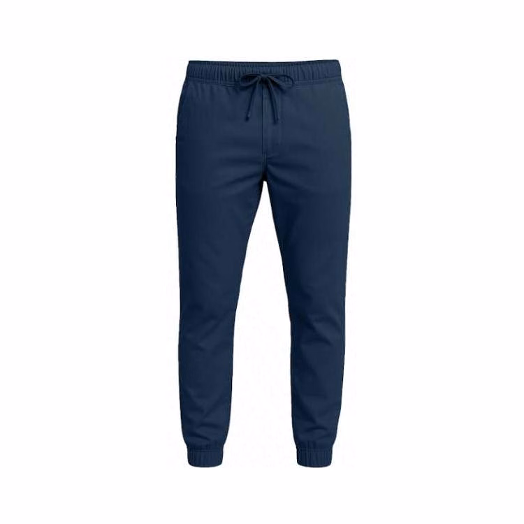 Men's Stretch Twill Joggers -Navy Size Large
