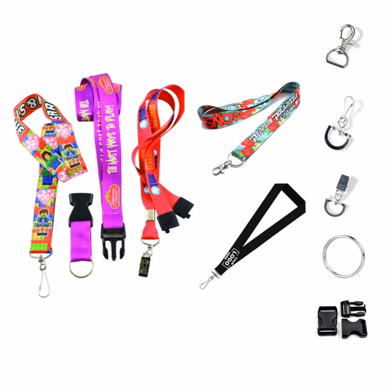 3/4 Inch Custom Dye Sublimation Lanyards