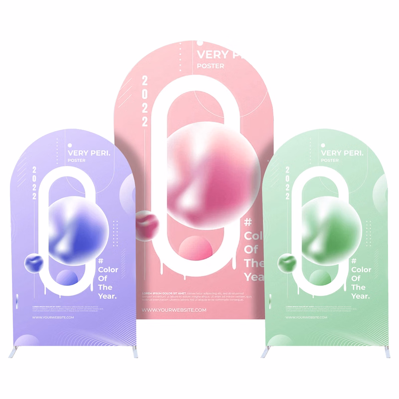 3-Piece Arched Display - Kit A- 2 Side Imprint