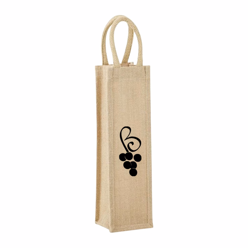 1-Bottle Jute Tote
