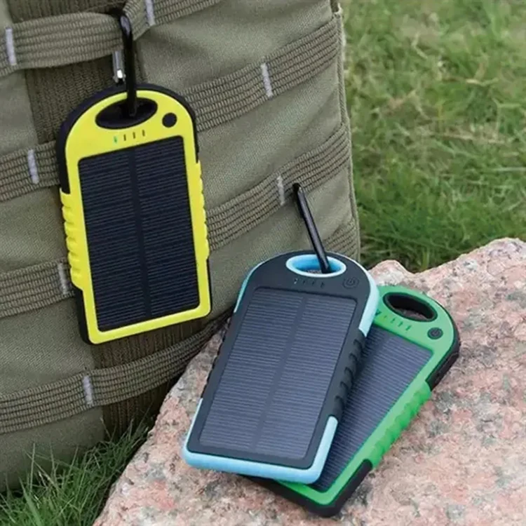 5000mAh Mini Solar Power Bank 1