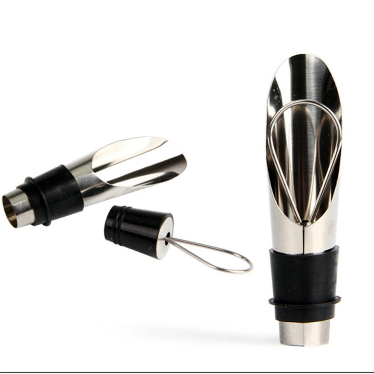 Stainless Steel Pouring Wine Stopper 1