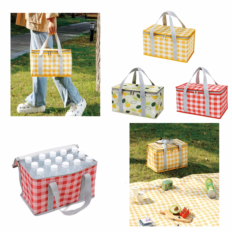 Outdoor Collapsible Picnic Basket MOQ 50 PCS