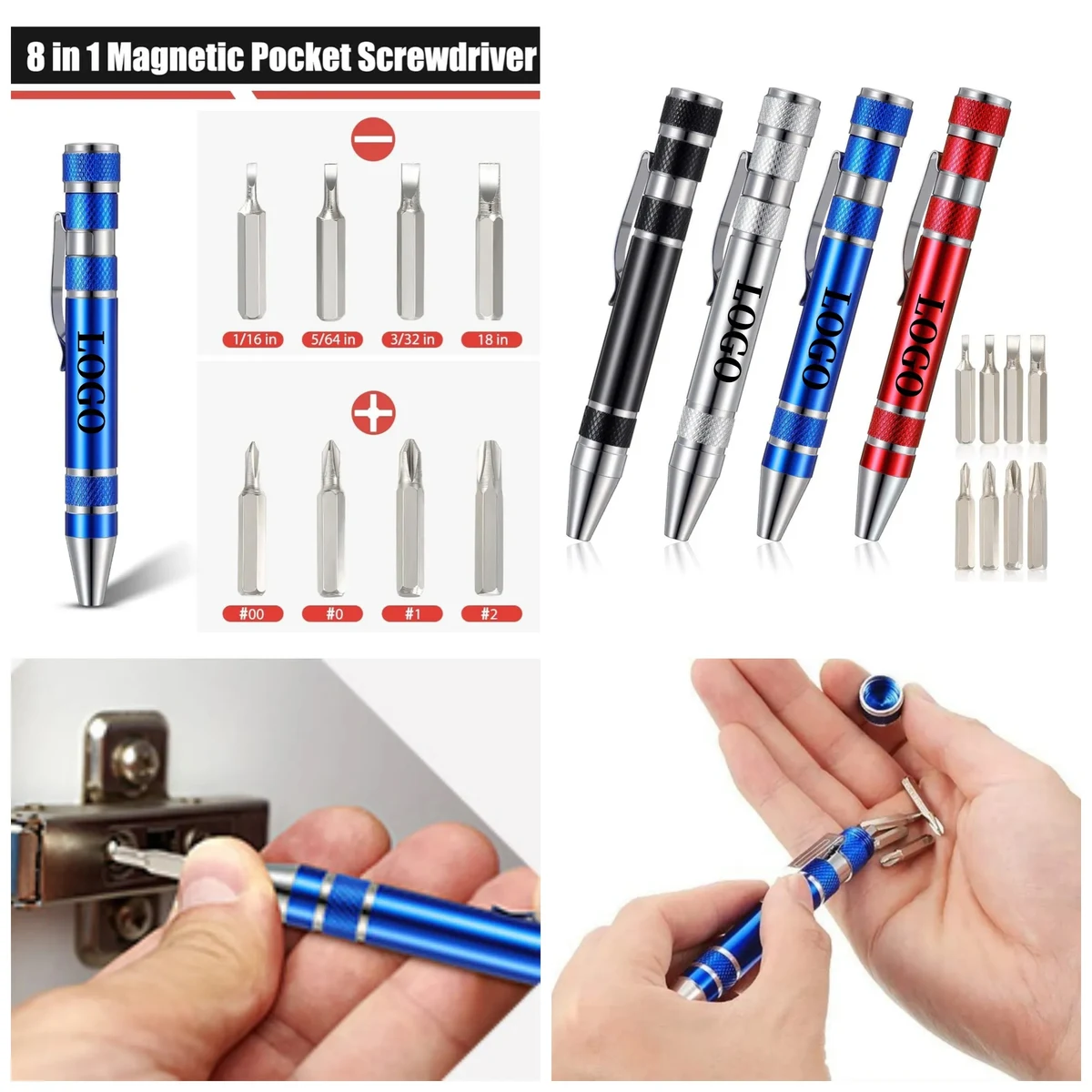 Multitool Handy Tool 8 in 1 Magnetic Pocket Pen Screwdriver 1