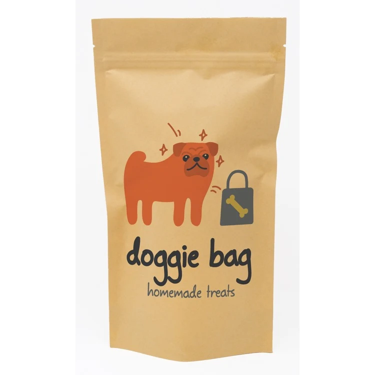 Full Color Stand Up Kraft Barrier Pouch (6" W x 11" H x 3" D) 1